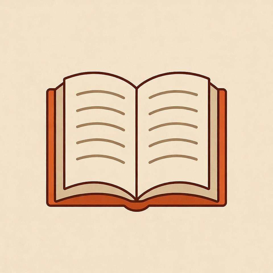 Kitap ve öğrenme illüstrasyonu
